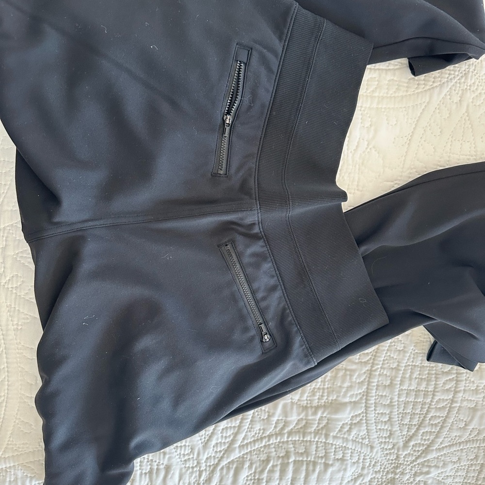 Athleta Black Wide Leg Pants Venice Jogger